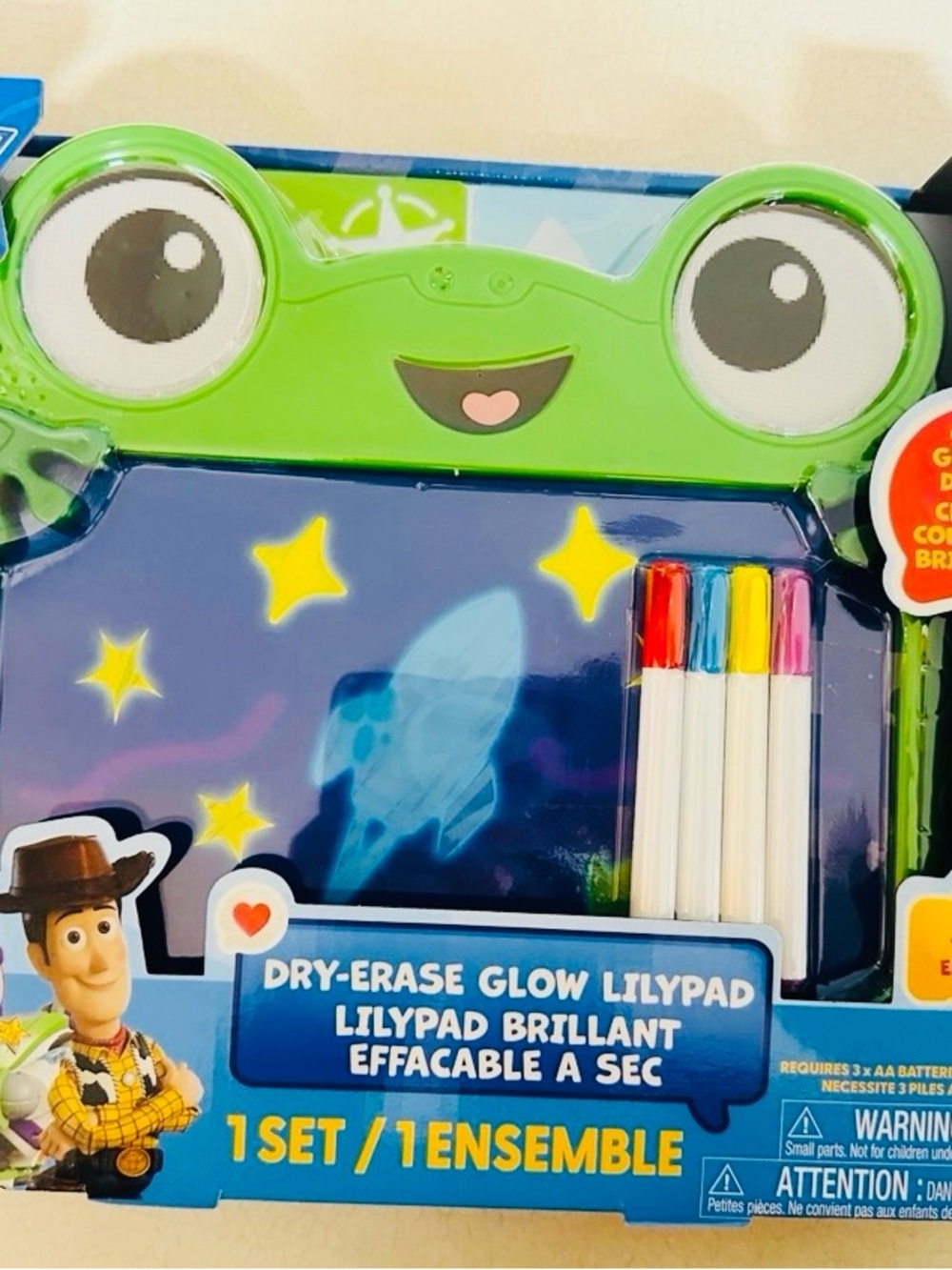 Toy Story 5 Dry-Erase Glow Lilypad Whiteboard for Kids
